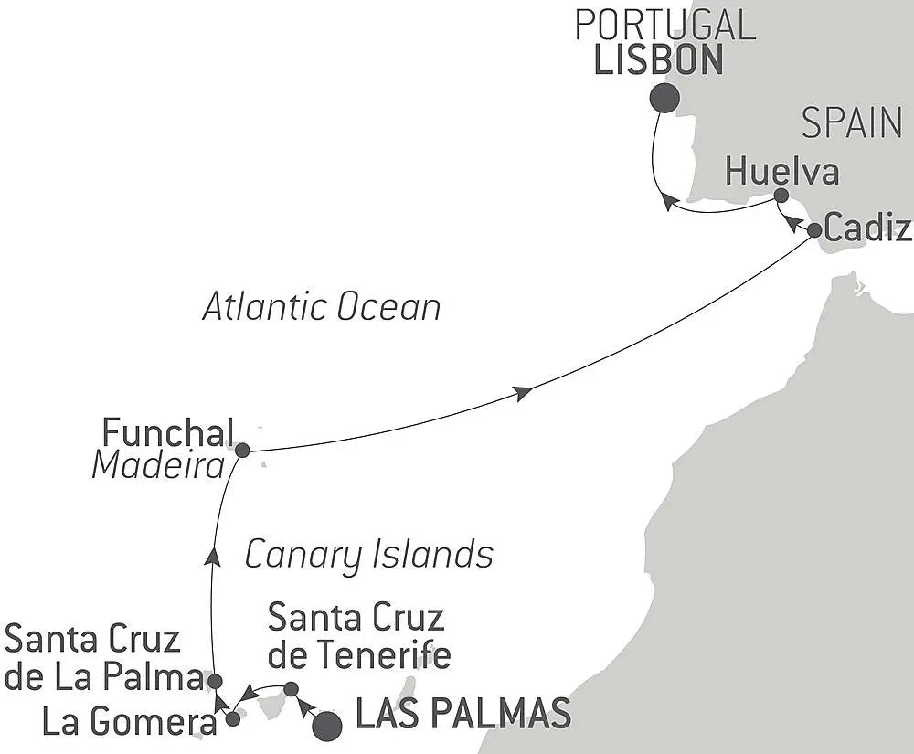 カナリア諸島とスペイン 8日間