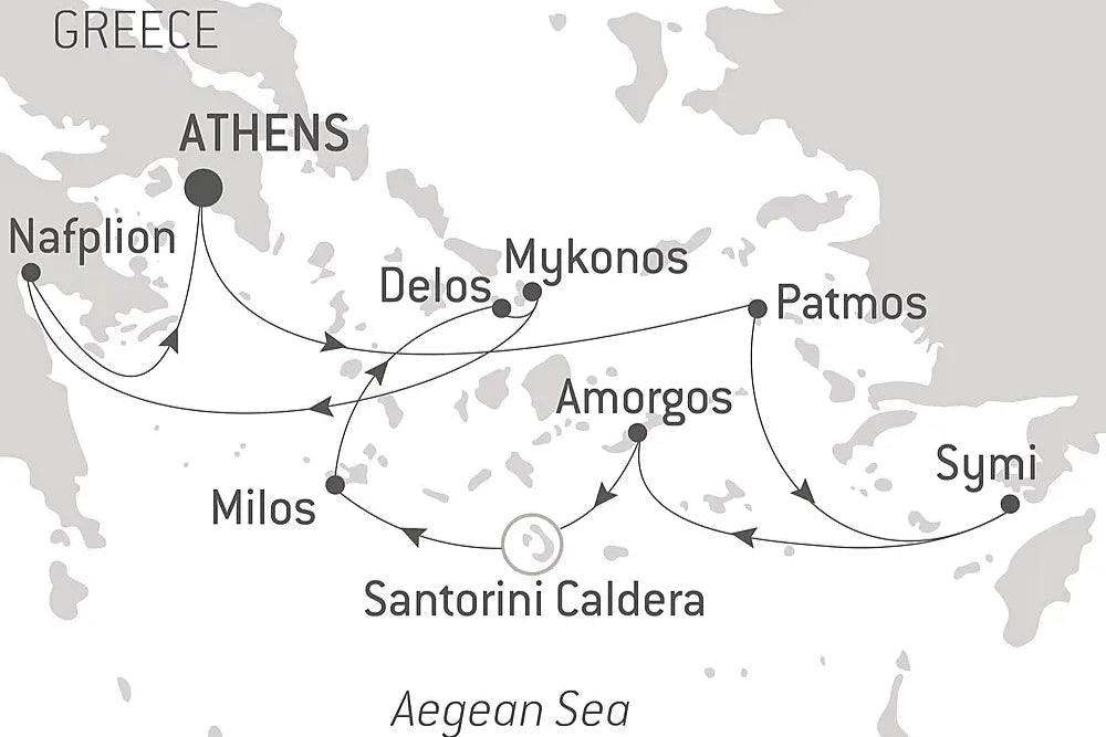 南エーゲ海 ギリシャの島々クルーズ 8日間