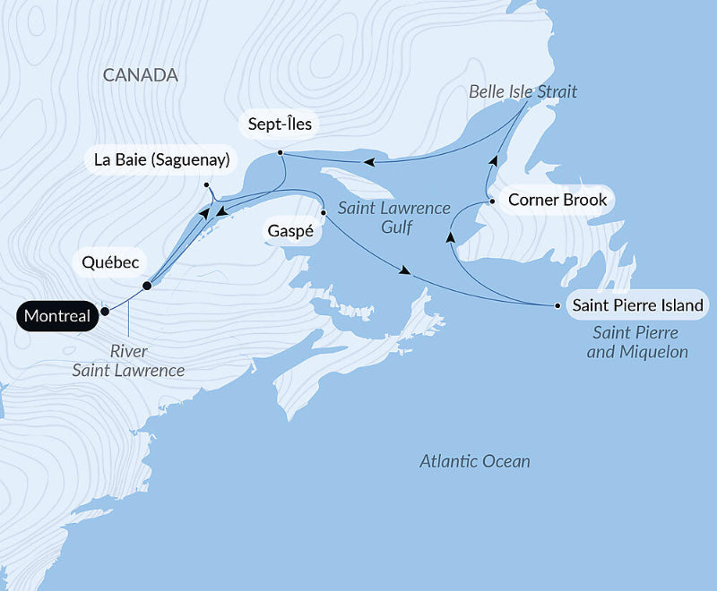 厳冬のセントローレンス川クルーズ　15日間