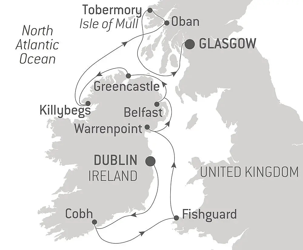 ケルトの秘境と風景を巡る旅	　10日間