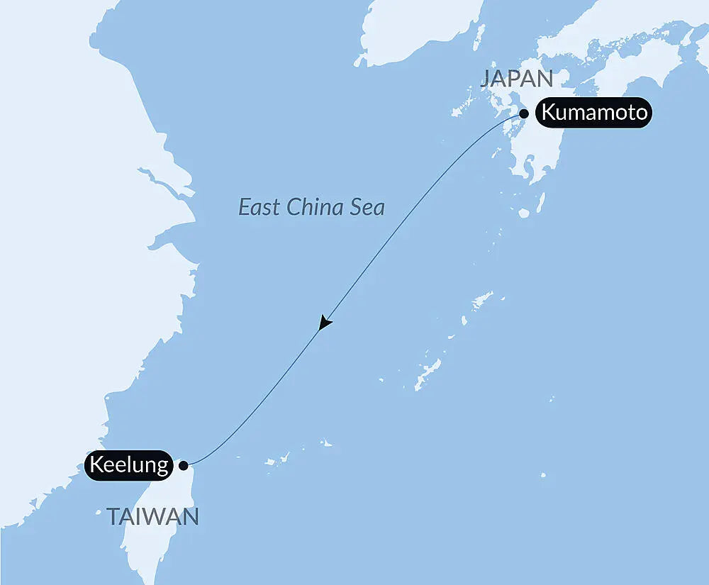 熊本発/基隆着｜オーシャンボヤージュ（ポジショニング）4日間