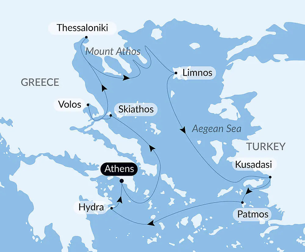 アテネ発着｜ギリシャとエーゲ海の島々 9日間