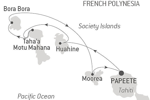 ポールゴーギャン　タヒチ島とソシエテ諸島 8日間[2026年]