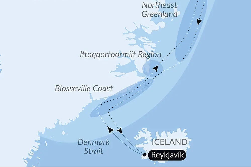 グリーンランド北東部・未踏の海を訪ねて 15日間 [2027年発]